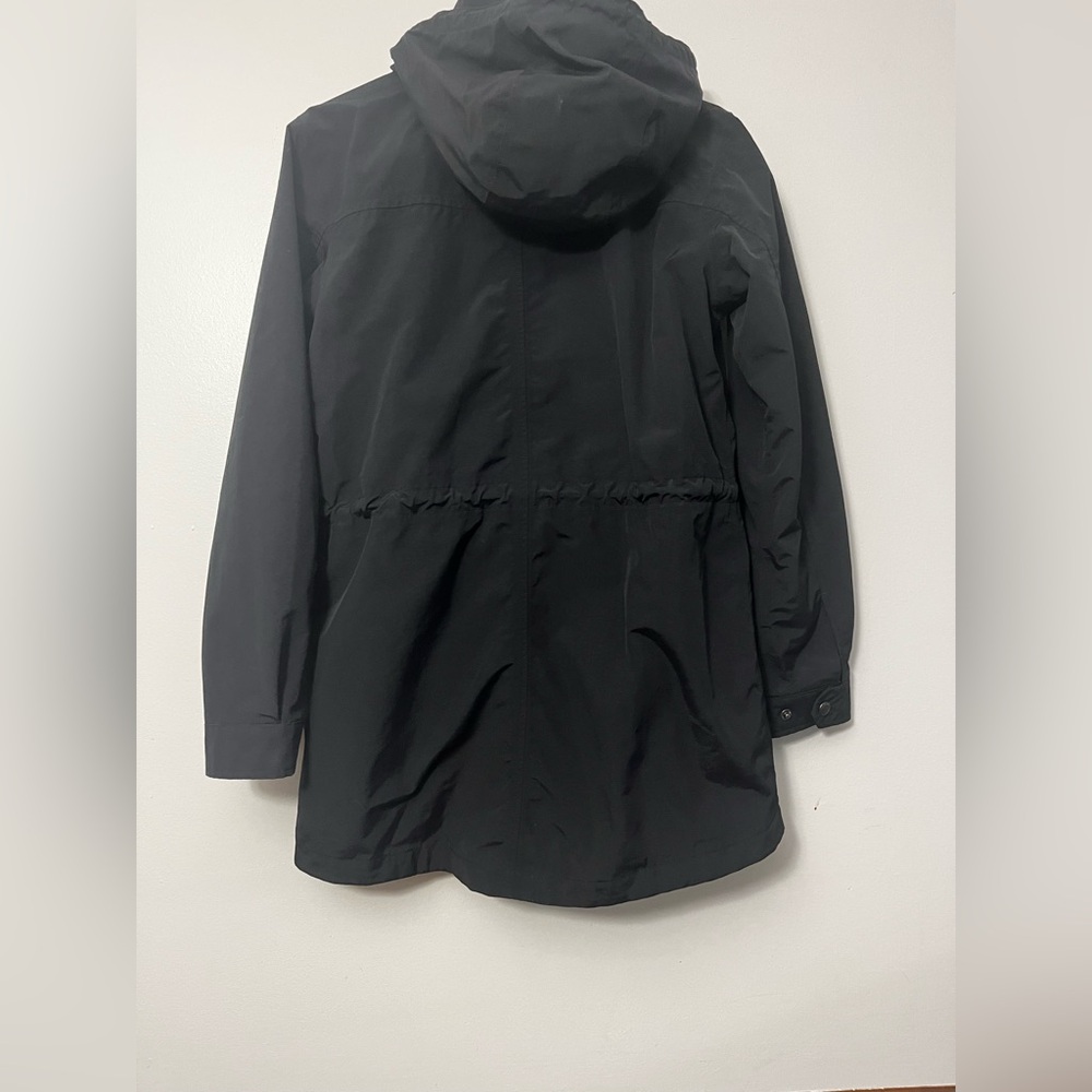 Lands' End Black Raincoat - Picture 4 of 4